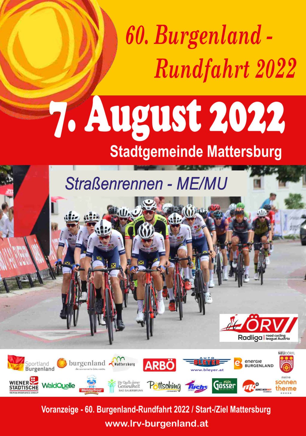Plakat von 50. Bgldrundfahrt 2022