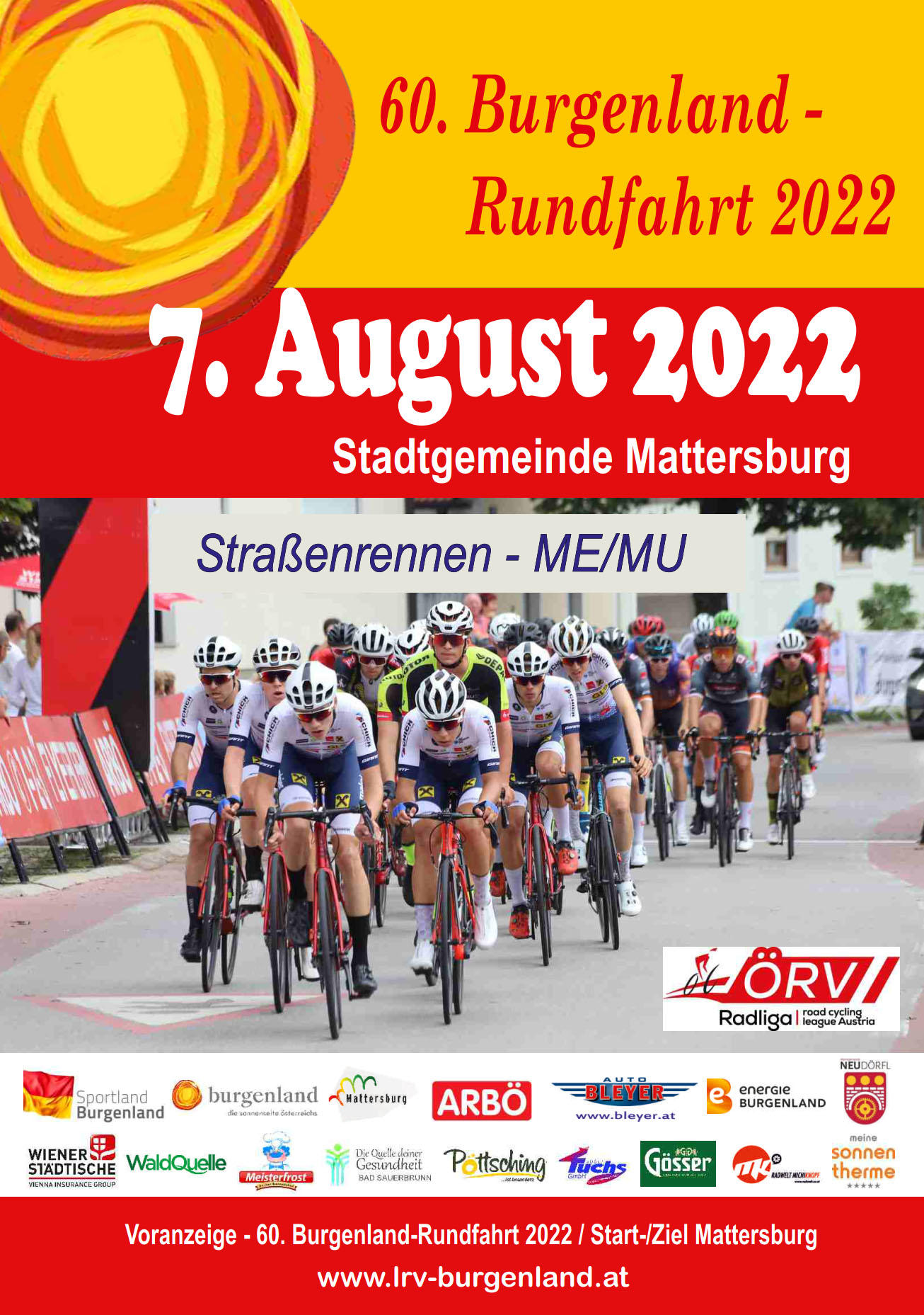 Plakat von 50. Bgldrundfahrt 2022